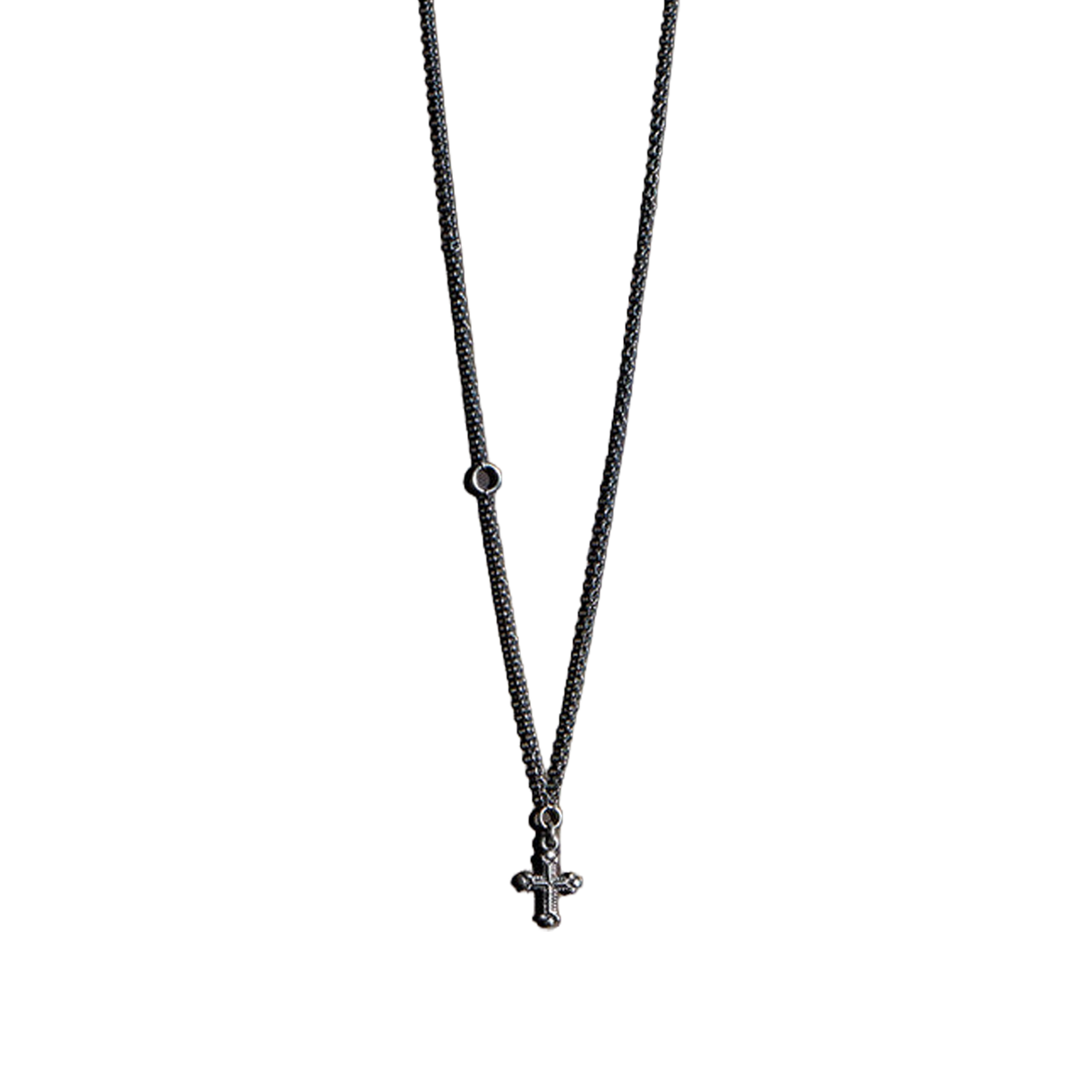 [10% 적립] 베르크슈타트 뮌헨 체인 미니 크로스 실버 - 26FW([10% 적립] Werkstatt:Munchen Chain Mini Cross Silver - 26FW) - 2
