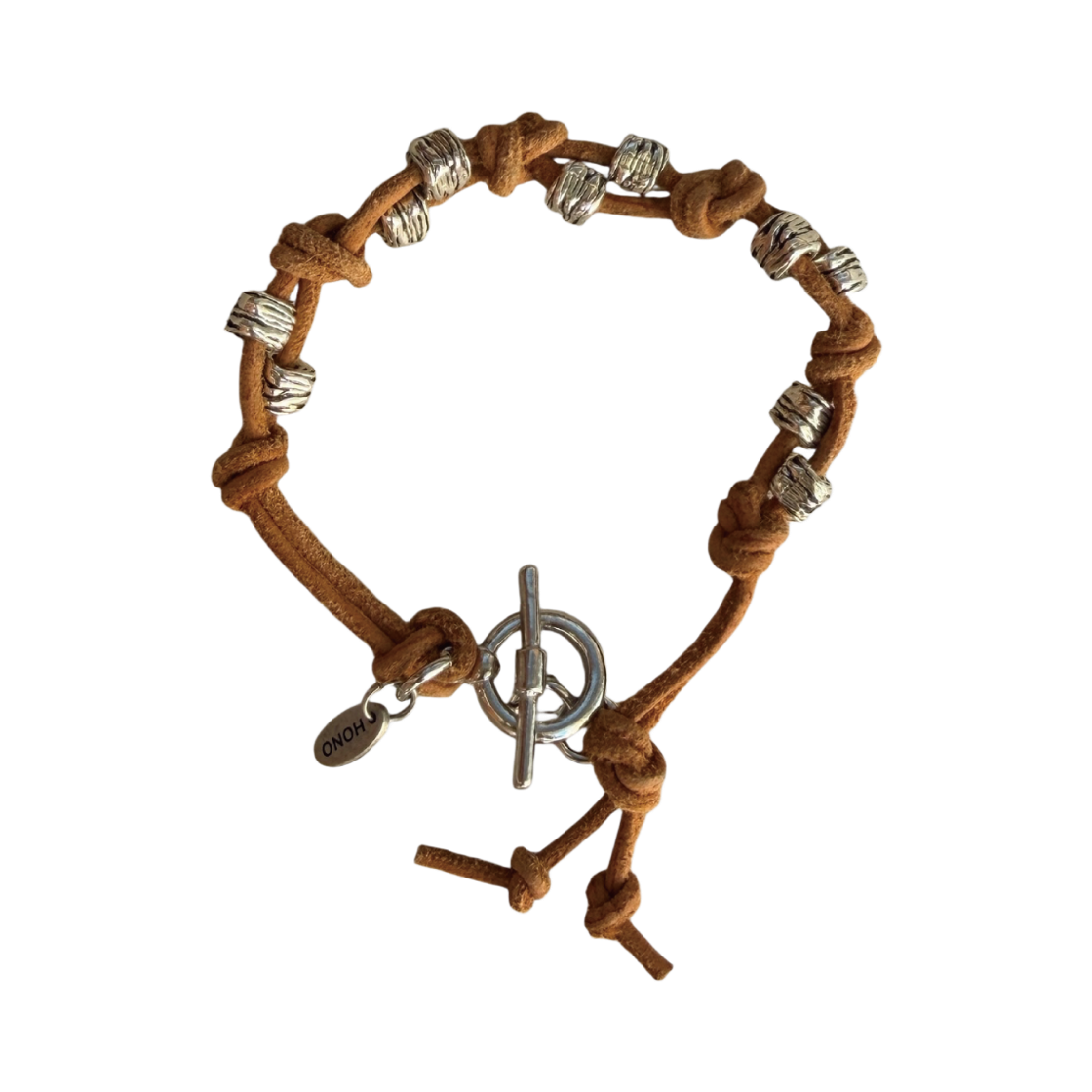 호노 리포트 카우 스웨이드 브레이슬릿 베이지(Hono Report Cow Suede Bracelet Beige)