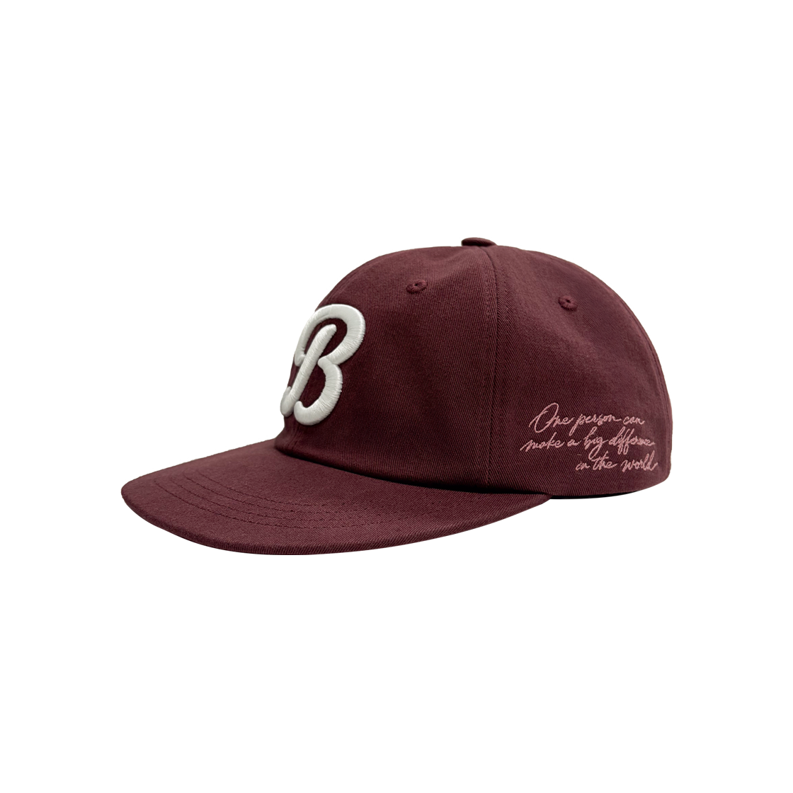 비피투디스오더 B 심볼 볼캡 버건디(BP2DISORDER B Symbol Ball Cap Burgundy) - 2