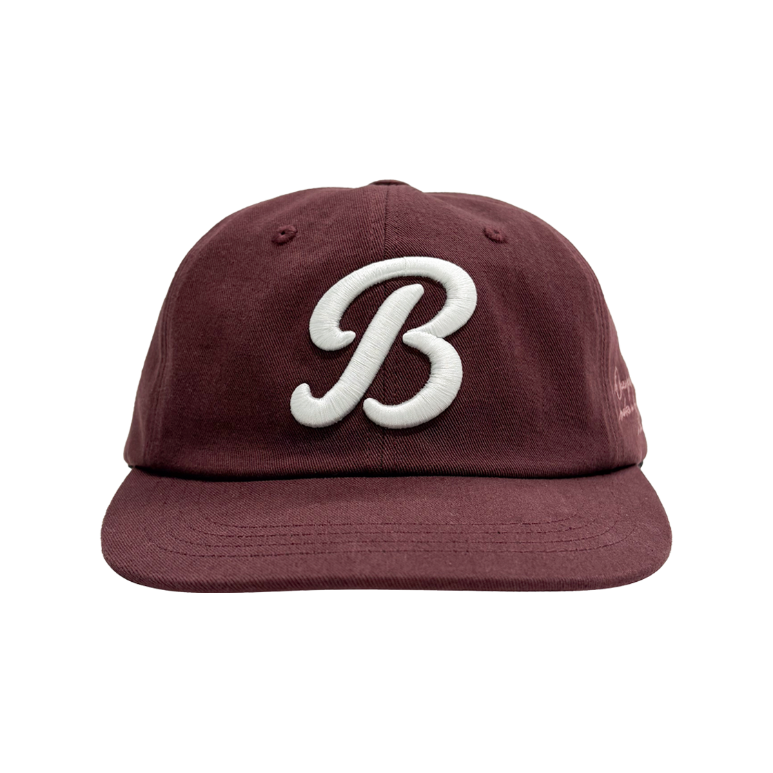 2026777 BP2DISORDER B Symbol Ball Cap Burgundy