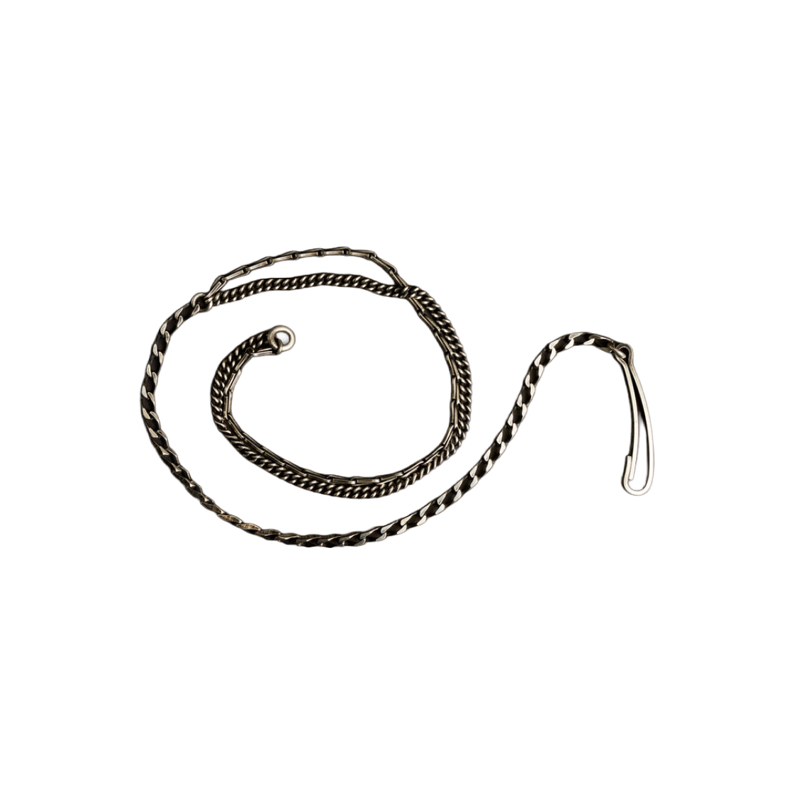 [10% 적립] 베르크슈타트 뮌헨 브레이슬릿 스냅링크 체인즈 실버 - 26FW([10% 적립] Werkstatt:Munchen Bracelet Snaplink Chains Silver - 26FW) - 2