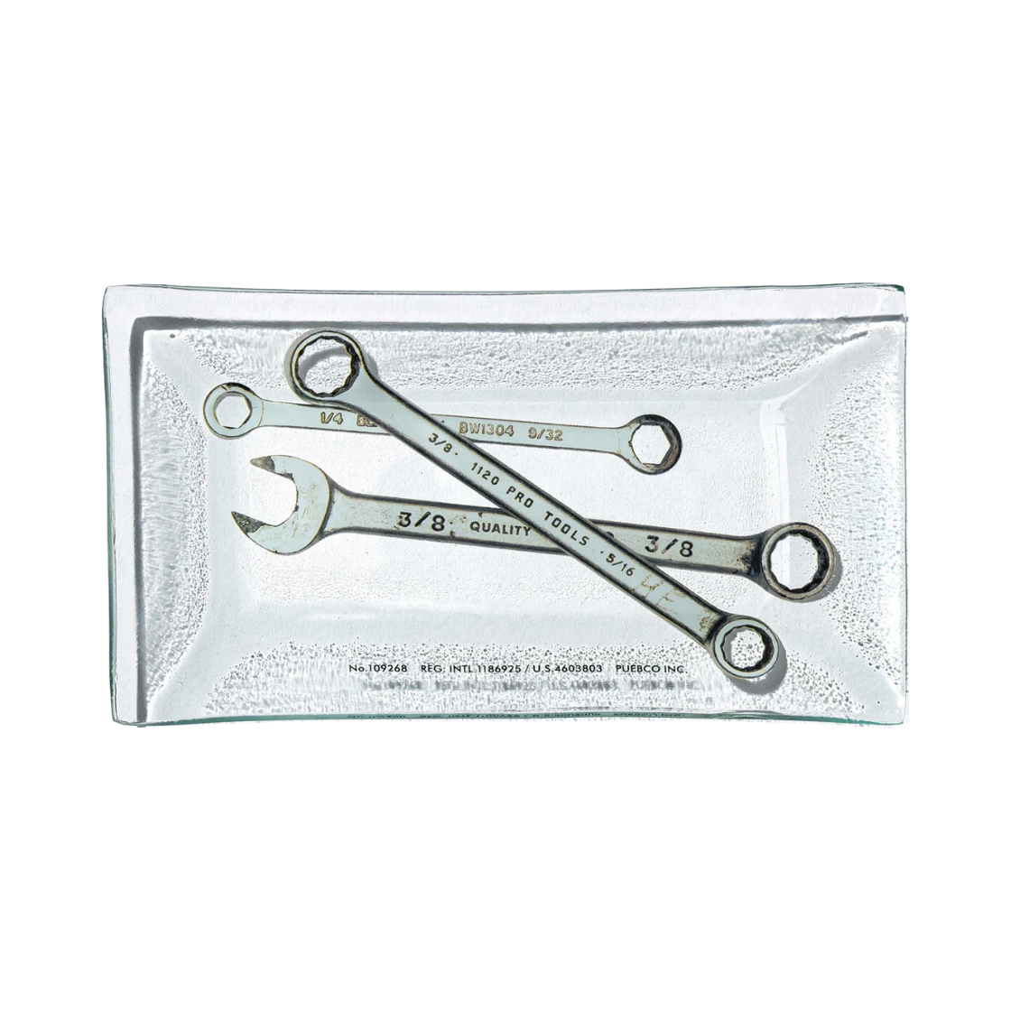 푸에브코 프린티드 글래스 트레이 툴 멀티 - 26FW(Puebco Printed Glass Tray Tool Multi - 26FW)