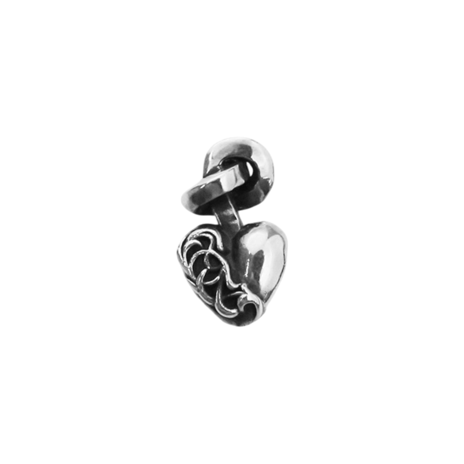 한스룸 크롬하츠 Heart you Knot 이어링(Hansroom Chrome Hearts Heart You Knot Earring)