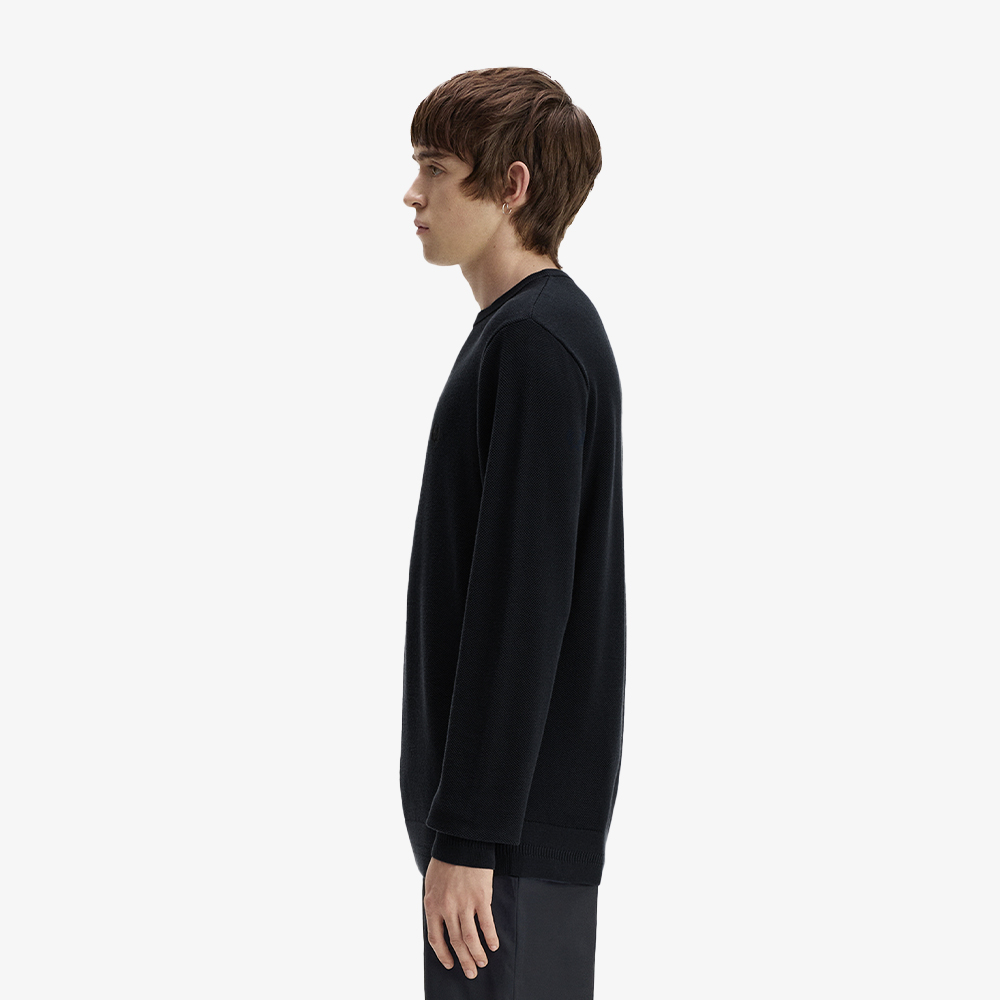 프레드페리 피케 스티치 니트 네이비(Fred Perry Pique Stitch Knit Navy) - 3