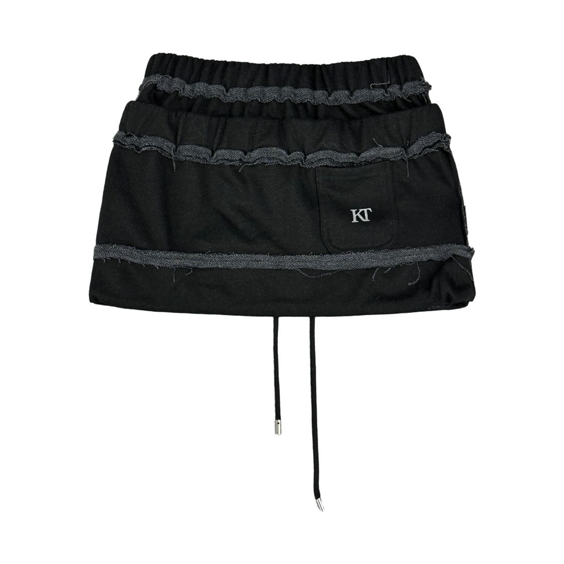 홀리넘버세븐 새깅 레이어드 미니스커트(Holy Number 7 Sagging Layered Mini Skirt) - 2