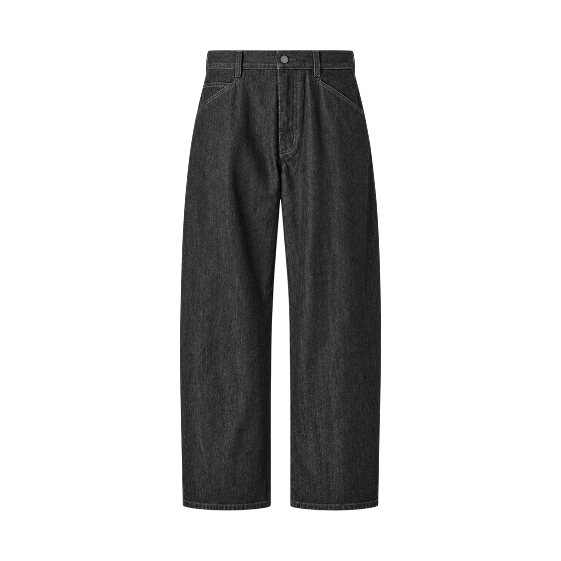 488743-09 Uniqlo C Barrel Jeans Black