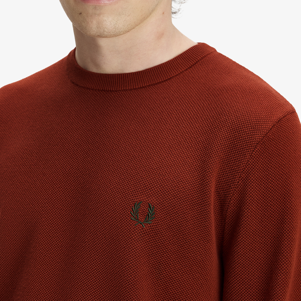 프레드페리 피케 스티치 니트 브랜디(Fred Perry Pique Stitch Knit Brandy) - 5