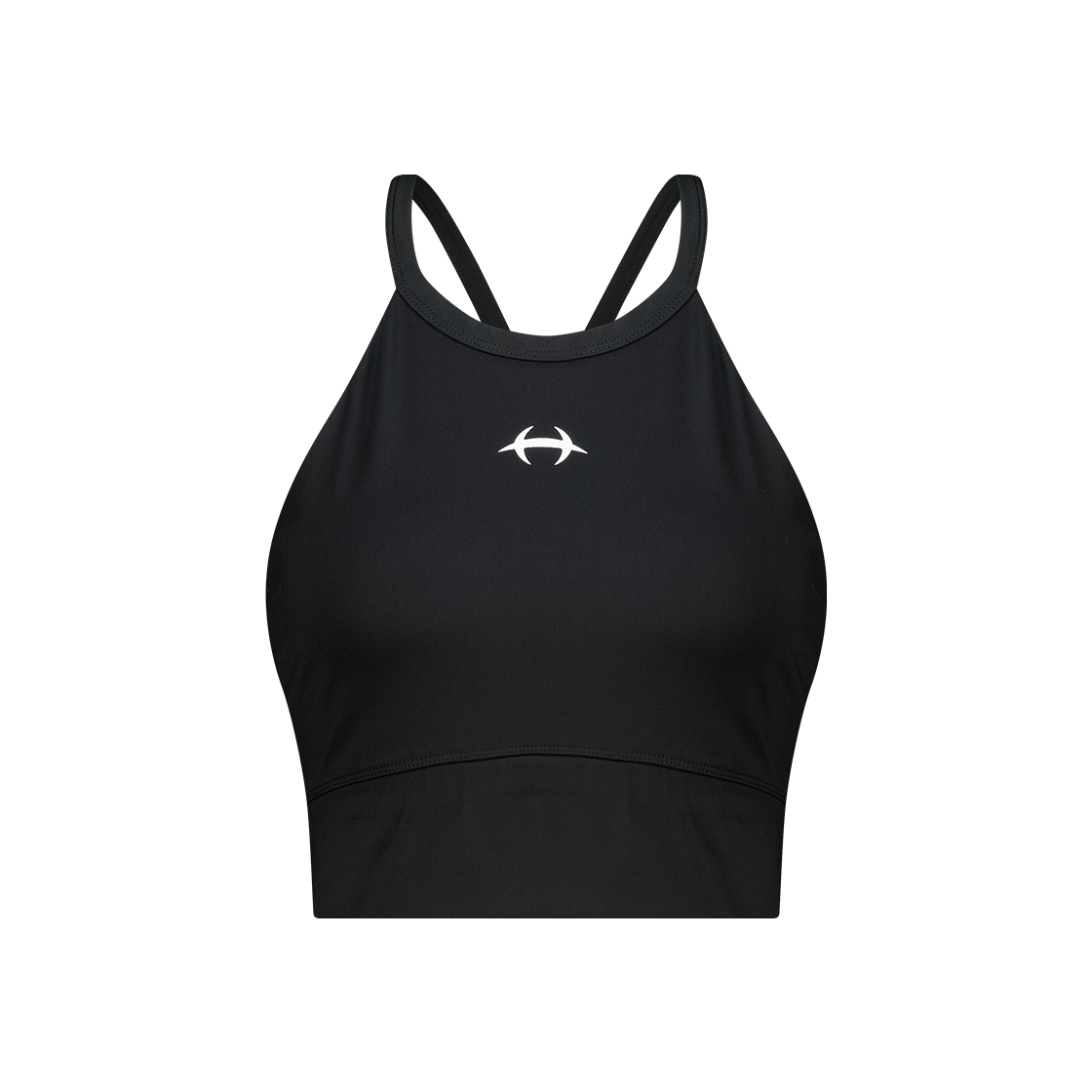 H252WSCBT020BK HDEX Womens Support Halterneck Bra Top Black