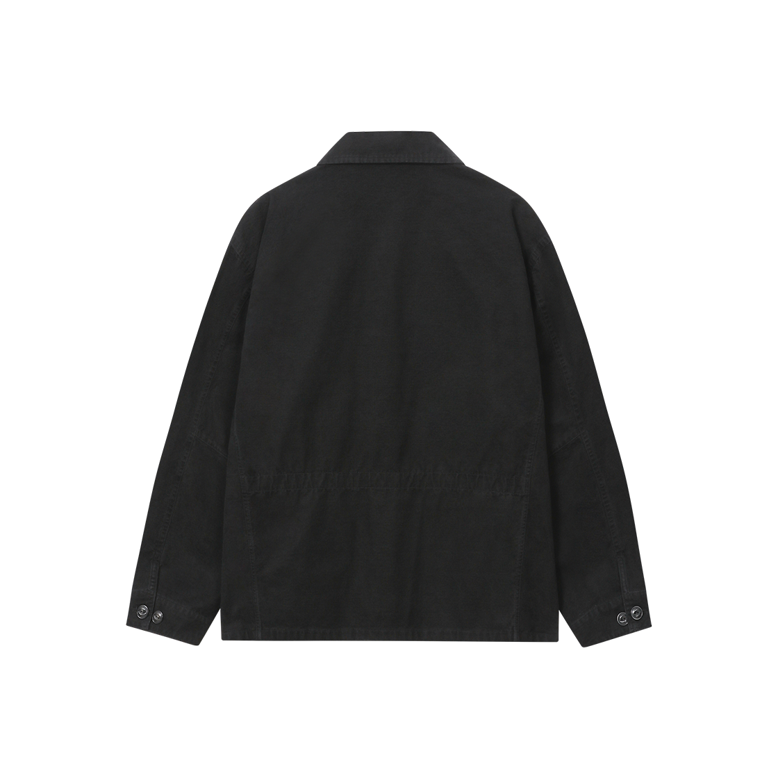 폴리테루 휴먼인덱스 프렌치 워크 자켓 블랙(Polyteru Human Index French Work Jacket Black) - 2