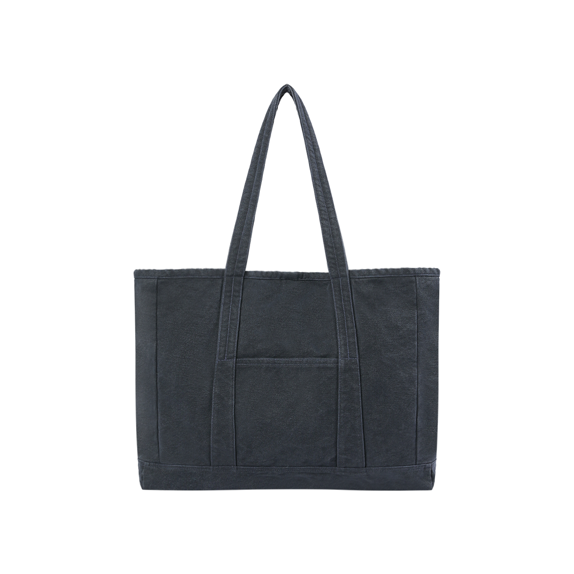 폴리테루 휴먼인덱스 다이드 쇼퍼백 네이비(Polyteru Human Index Dyed Shopper Bag Navy)