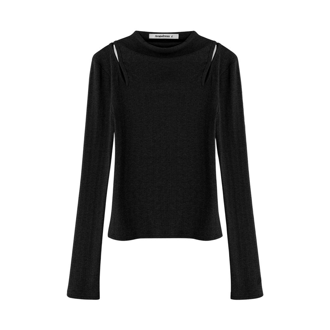 어반드레스 리니트 슬래쉬 컷아웃 티 블랙(AVANDRESS Rinit Slash Cut-out Tee BLACK)