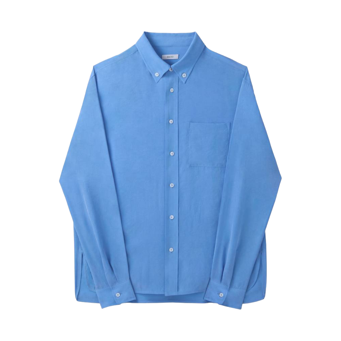 렉토 클래식 플루이드 셔츠 터콰이즈 블루(Recto Classic Fluid Shirt Turquoise Blue) - 1