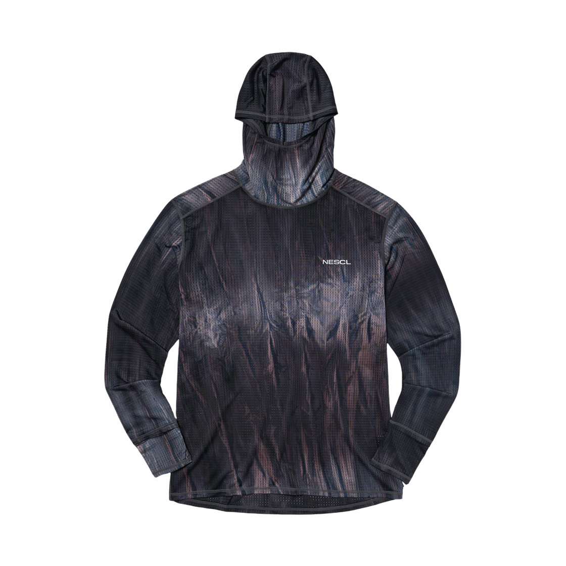 네스클 에어벤트 타이다잉 레이싱 핑거 워치홀 후드슬리브 오로라(NESCL Air-Vent Tie-Dye Racing Finger Watch-Hole Hood Sleeve Aurora)