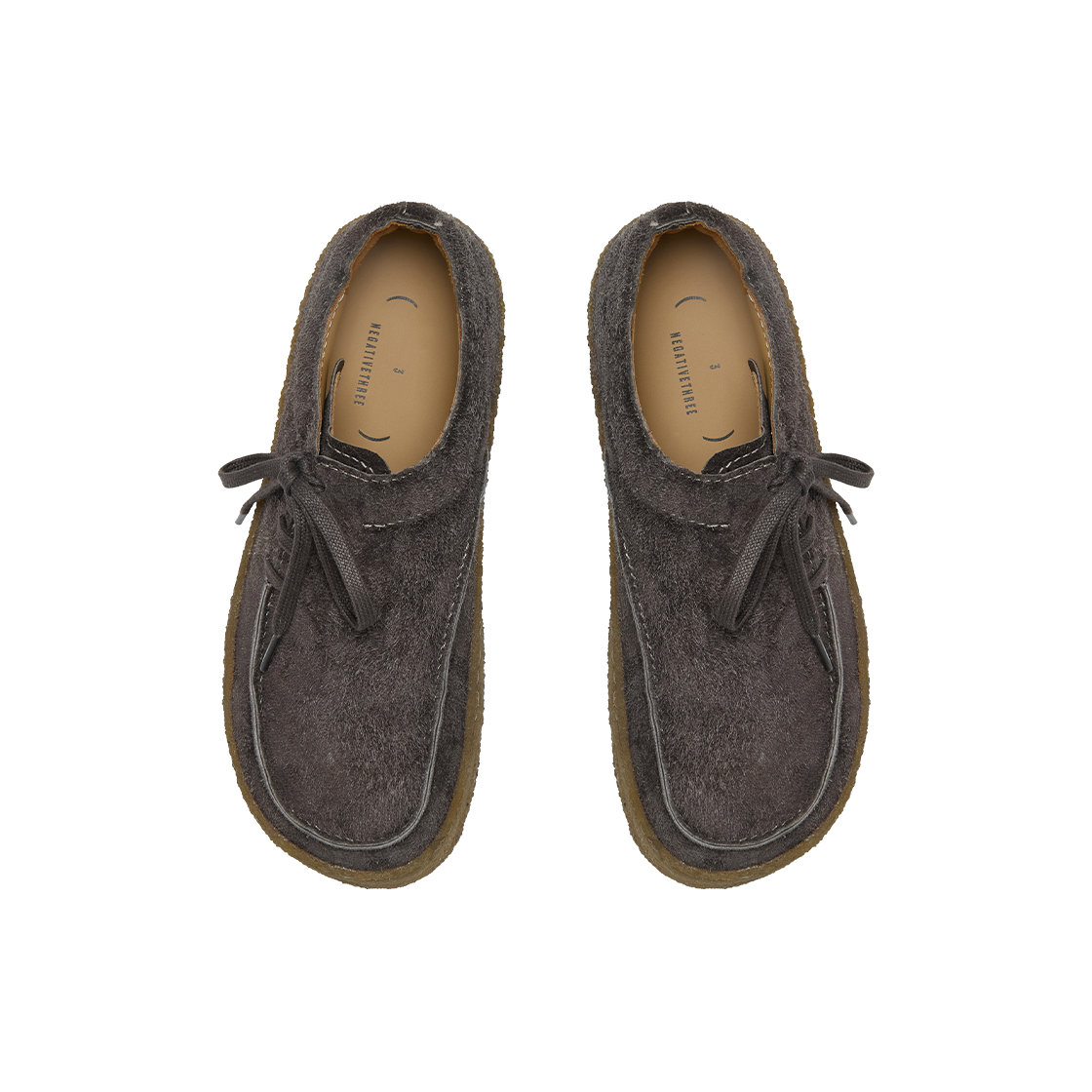 네거티브쓰리 사이드 레이스업 모카 버팔로 브라운(NEGATIVETHREE Side Lace up Mocca Buffalo Brown) - 2