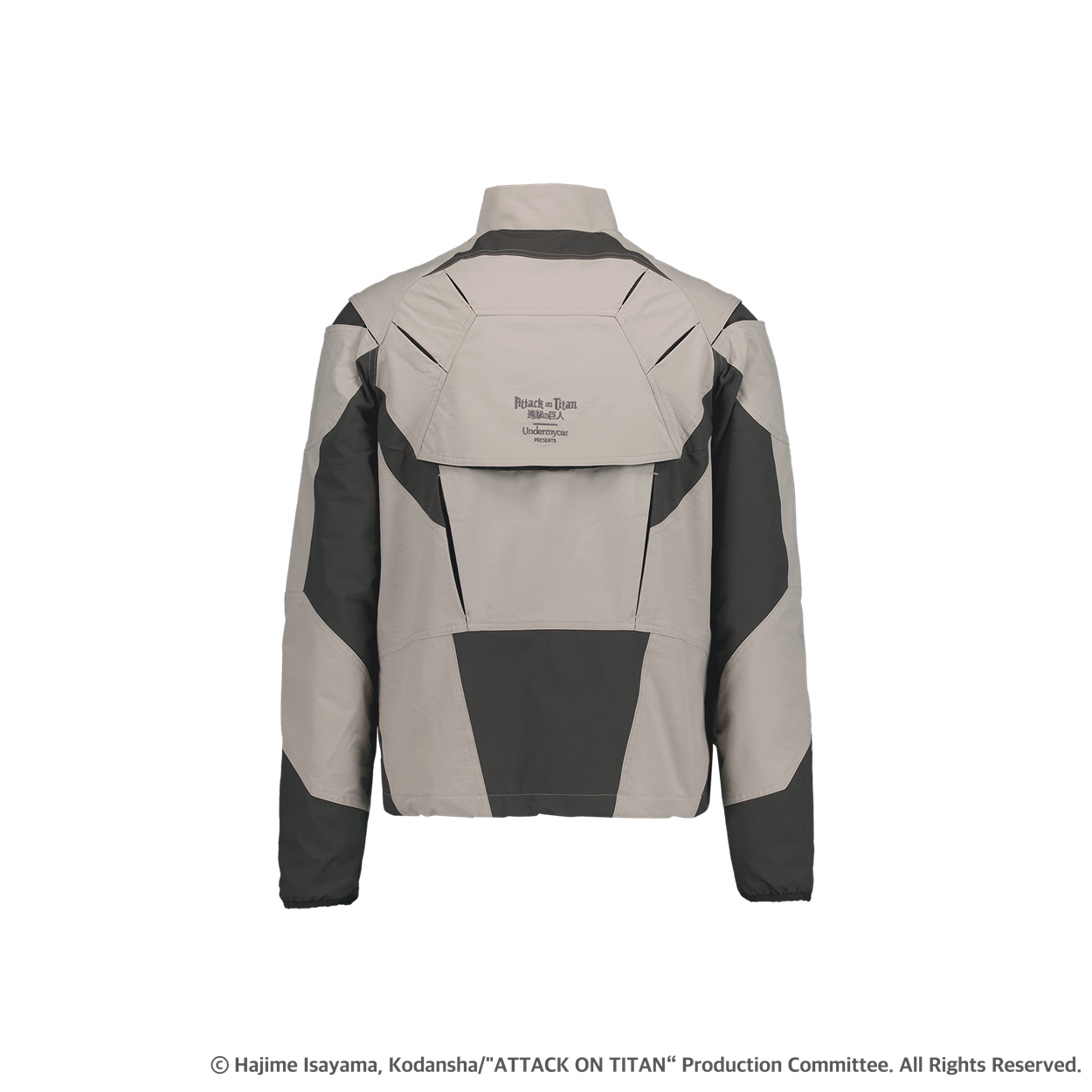[진격의 거인 I 언더마이카] 갑옷거인 다트 디테일 자켓 샌드 베이지([Attack On Titan I Undermycar] Armored Titan Darted Detail Jacket Sand Beige) - 2