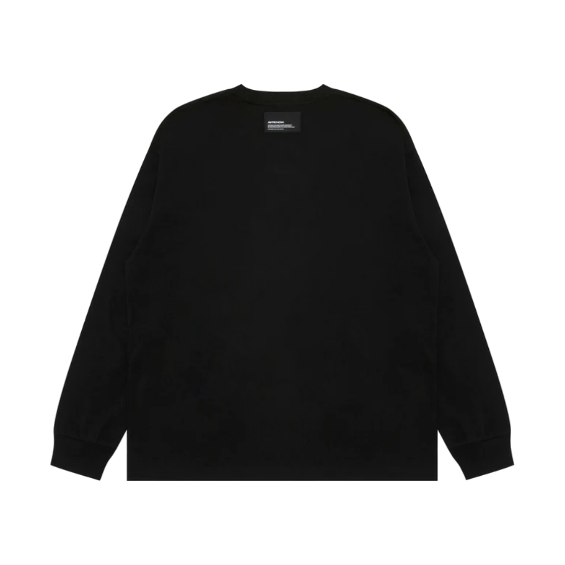 에이프 문페이스 로고 롱 슬리브 티 블랙 - 26FW(AAPE Moonface Logo Long Sleeve Tee Black - 26FW) - 2