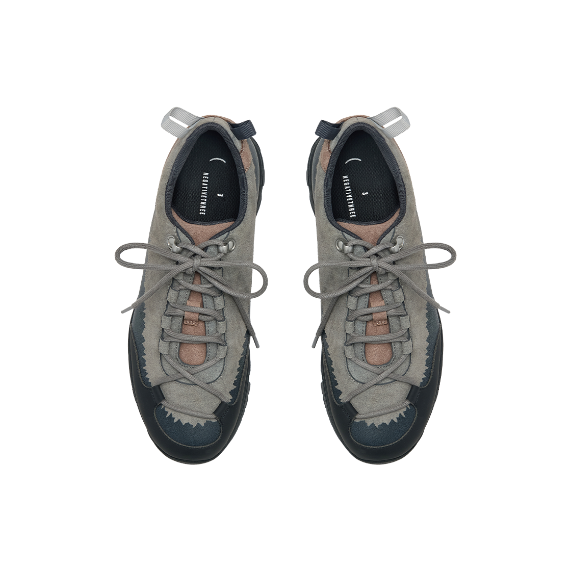 네거티브쓰리 NUSAL VIBRA 트레일 스니커즈 그레이지(NEGATIVETHREE NUSAL VIBRAM Trail Sneakers Greige) - 2