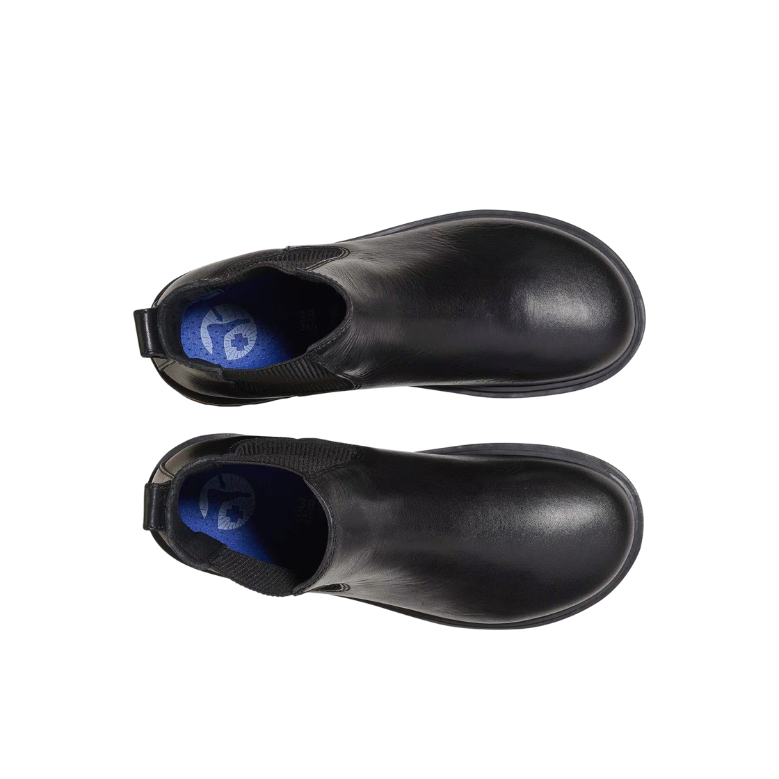 (W) 버켄스탁 하이우드 슬립온 내츄럴 레더 블랙 - 내로우((W) Birkenstock Highwood Slip On Natural Leather Black - Narrow) - 2