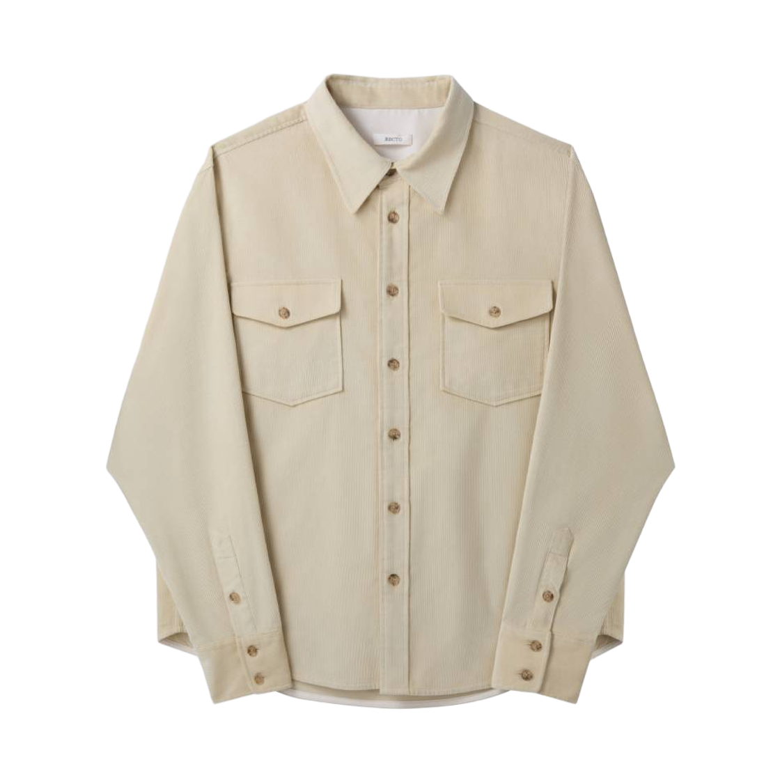 RM26WWST006BE Recto Corduroy Pocket Shirt Light Beige