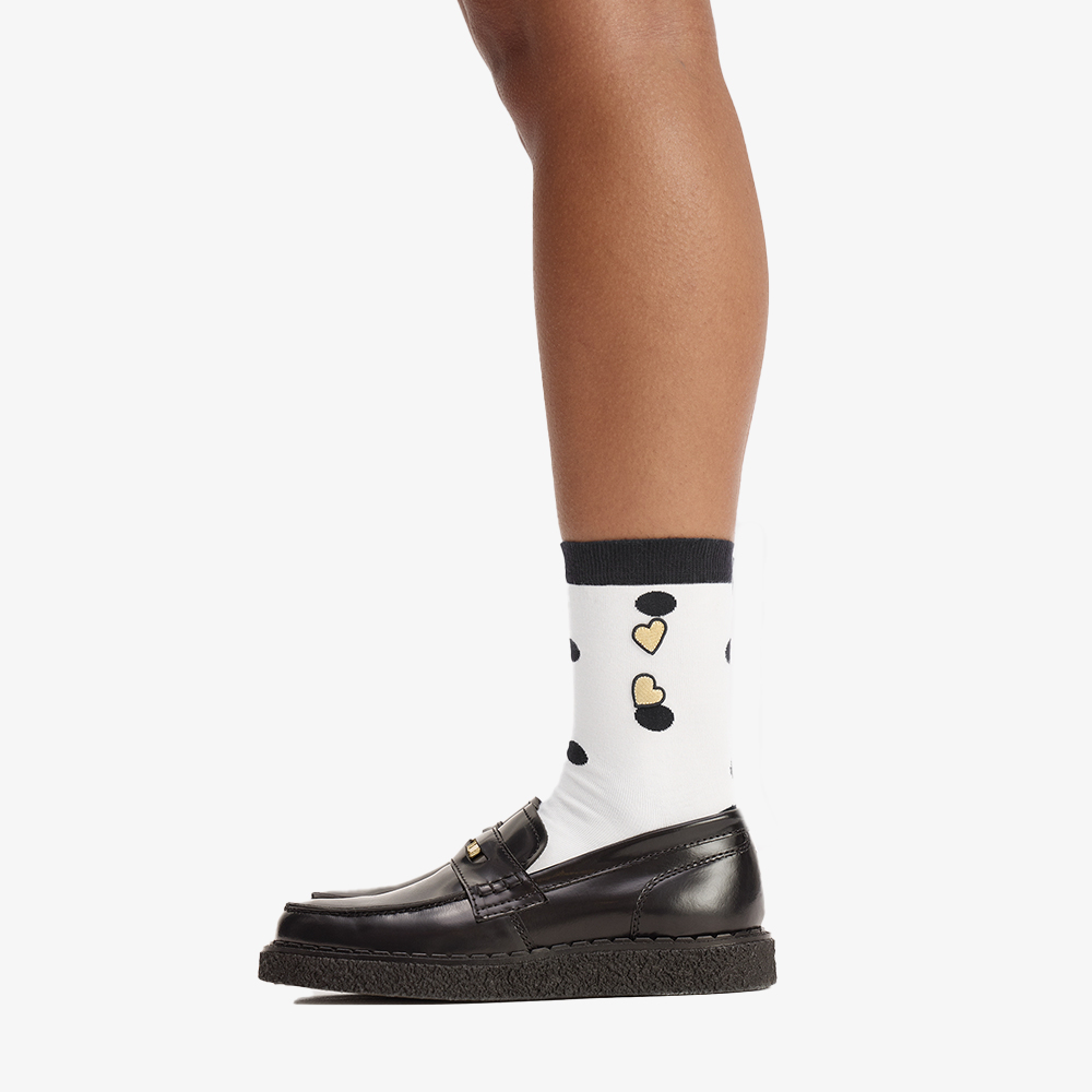 프레드페리 x 에이미와인하우스 폴카 도트 삭스 스노우화이트(Fred Perry x Amy Polka Dot Sock Snow White) - 2
