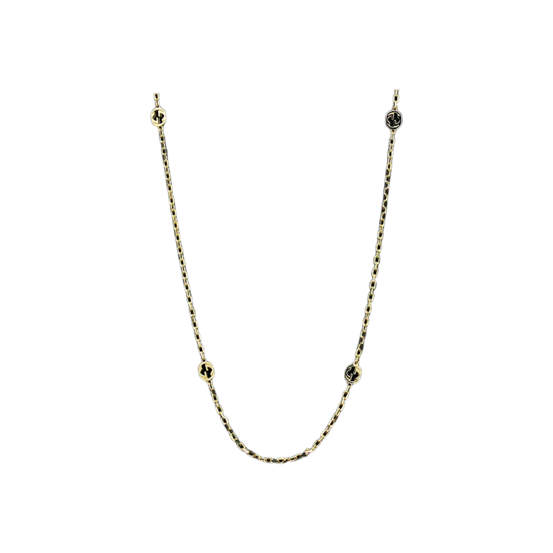 ITCT4RRFV8T6 Gucci Interlocking 18K Necklace