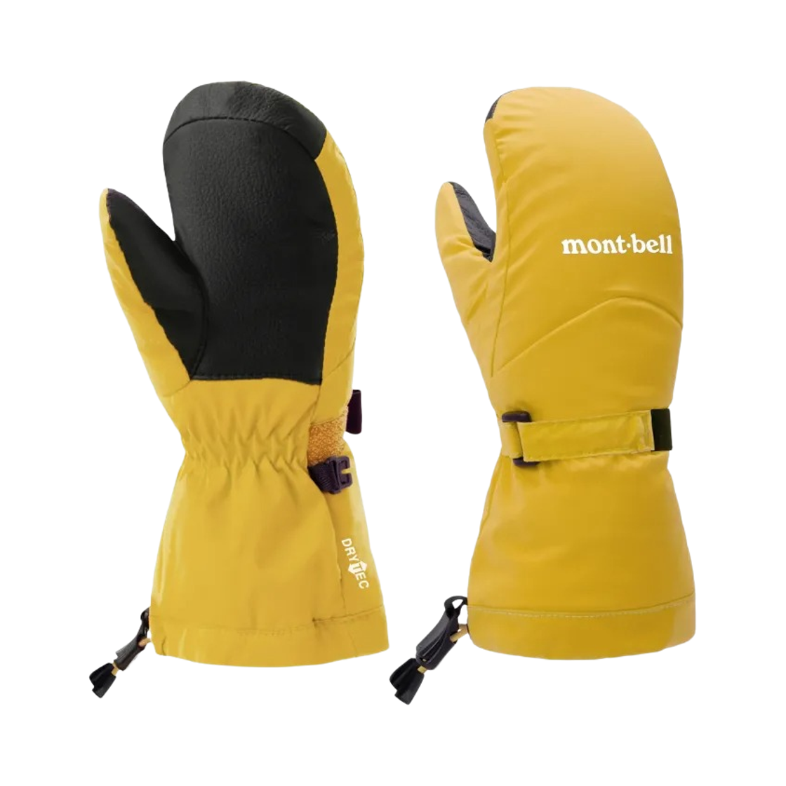 1118726 (Kids) Montbell Powder Mittens Yellow 24
