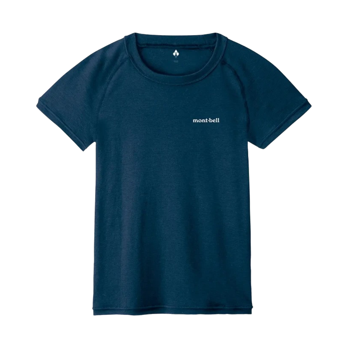 1107774 (Kids) Montbell Zeo-Line Light Weight T-Shirt Navy