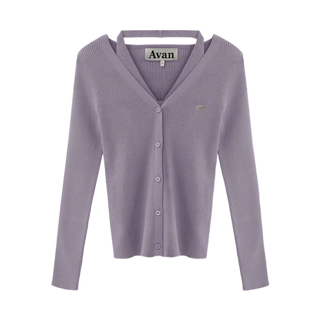 어반드레스 루어 홀터 세트 니트 가디건 퍼플(AVANDRESS Lure Halter Set Knit CD PURPLE)
