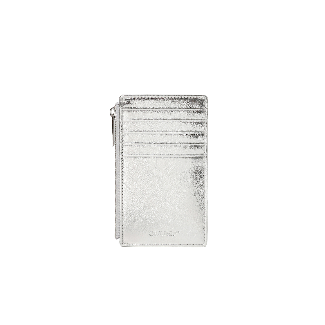 오프화이트 퀼티드 카드 월렛 롱 (실버)(Off-White Quilted Card Wallet Long (Silver)) - 2