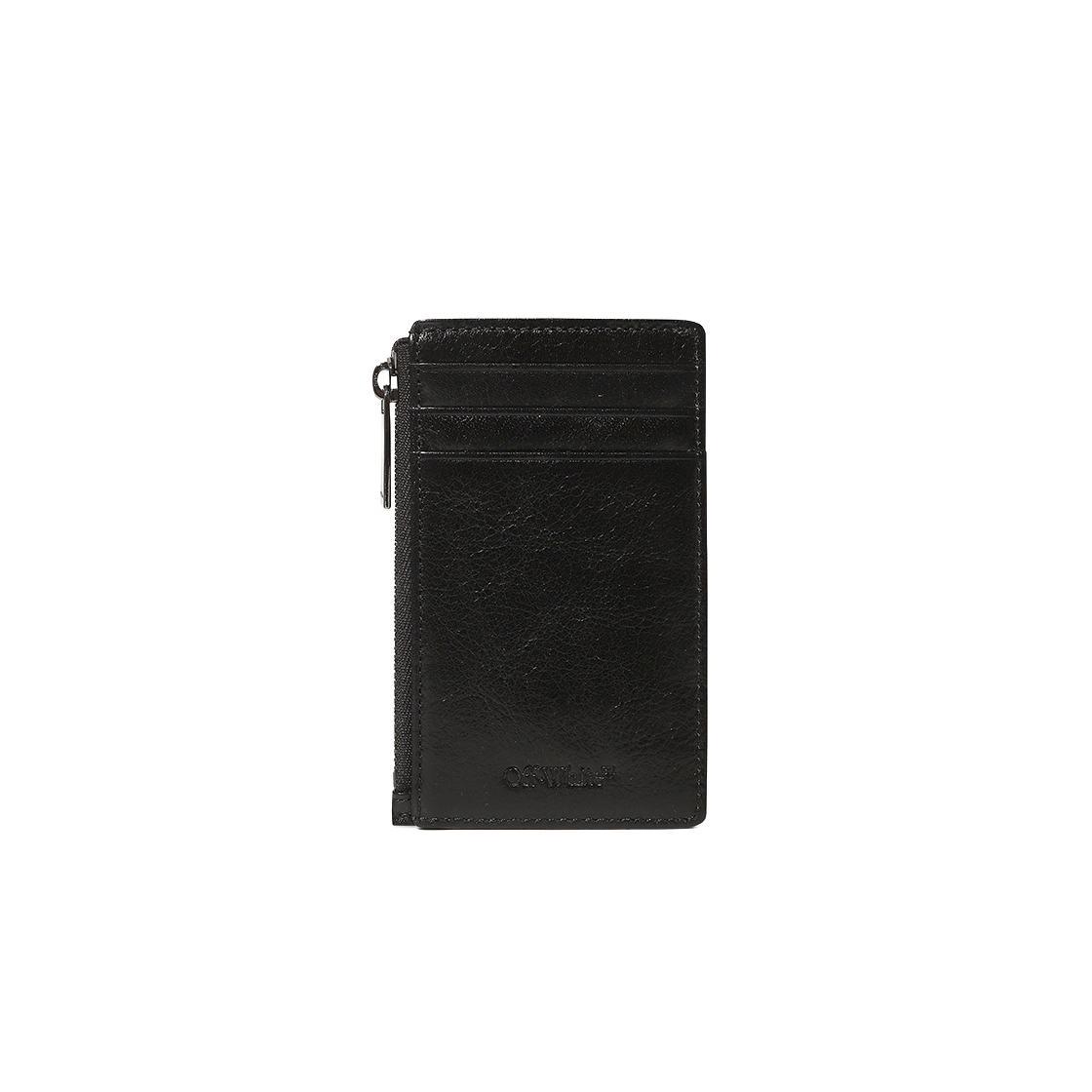 오프화이트 퀼티드 카드 월렛 숏 (블랙)(Off-White Quilted Card Wallet Short (Black)) - 2