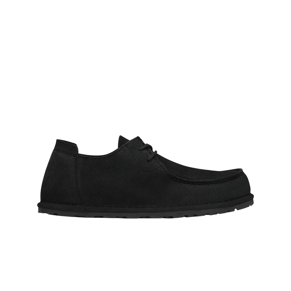 1034385 Birkenstock Utti Lace Suede Leather Solid Black - Regular