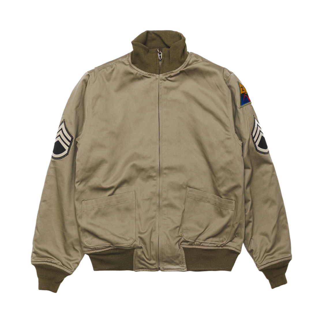 휴스턴 재팬 U.S. 아미 컴뱃 자켓 탄 5B-FR(Houston Japan U.S. Army Combat Jacket Tan 5B-FR) - 1