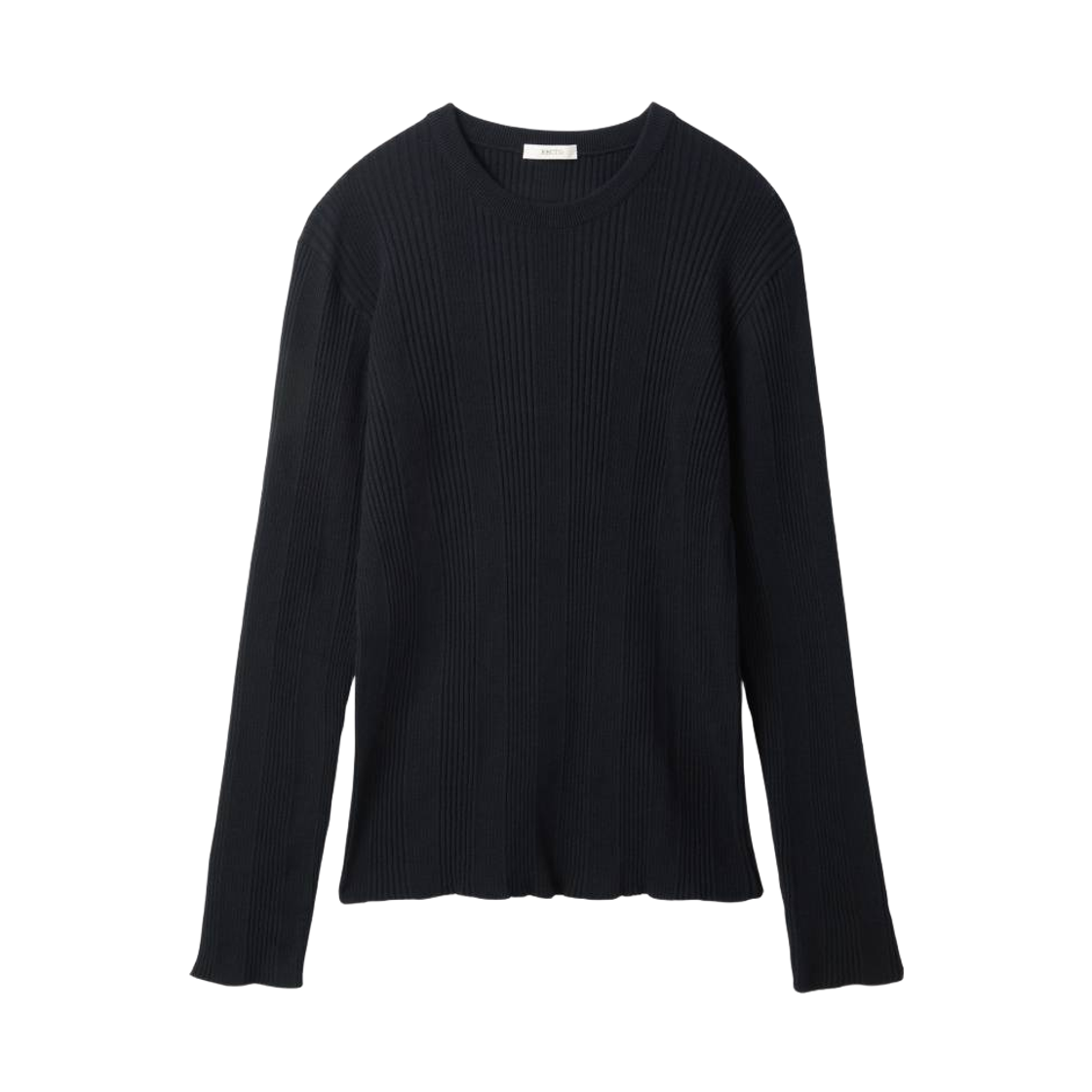 RM26WKTP001BK Recto Ribbed Knit Top Black