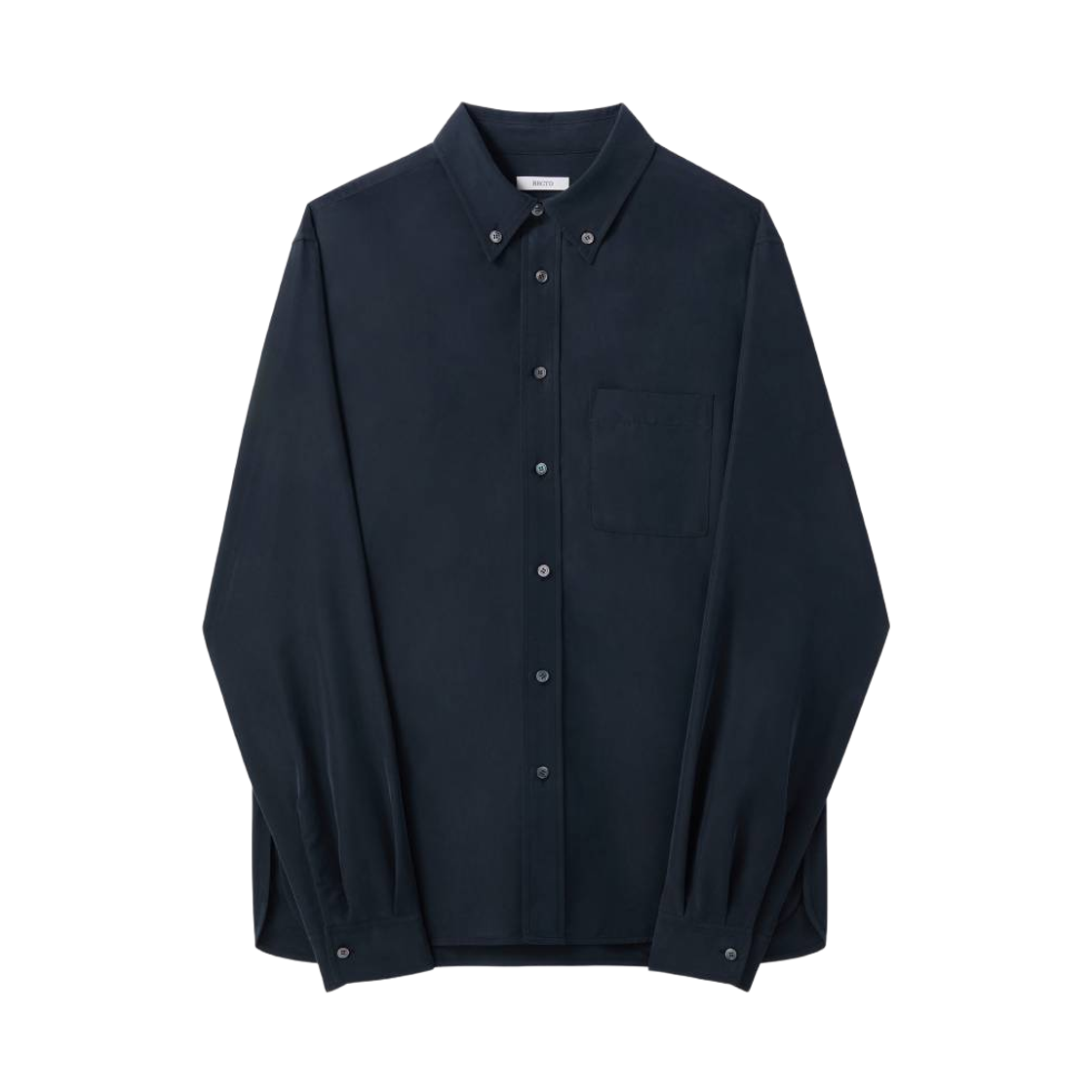 RM26WWST001BK Recto Classic Fluid Shirt Black