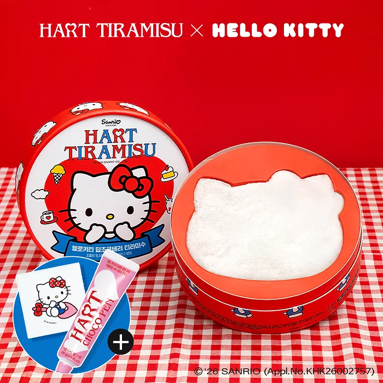 하트티라미수x헬로키티 딥초코베리 티라미수 300g 1개(+증정)(HARTTIRAMISU&HELLO KITTY Deep Chocolate Berry Tiramisu 300g 1EA) - 2
