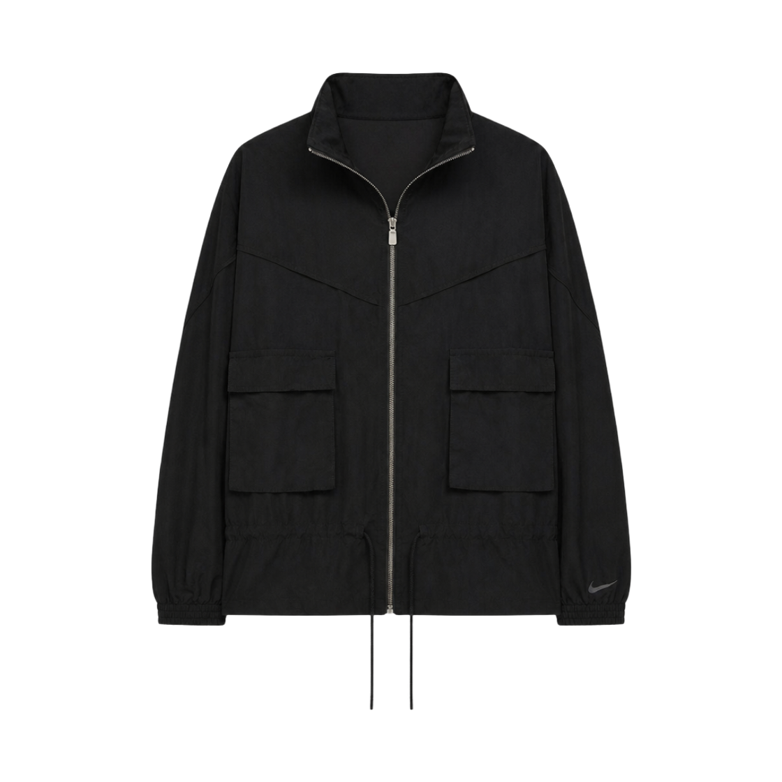 DQ2911-010 (W) Nike Icon Crush Canvas Jacket Black (DQ2911-010)