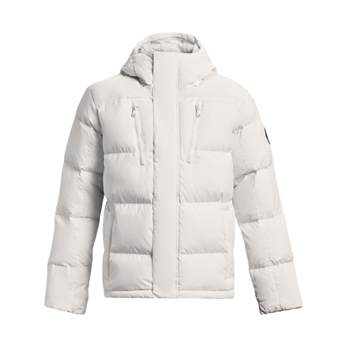 1378830-112 Under Armour Coldgear Infrared Down Crinkle Jacket Onyx White