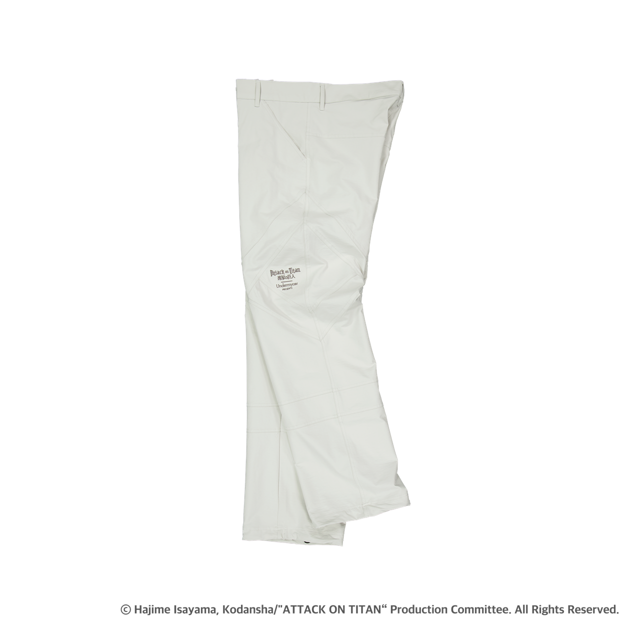 [진격의 거인 I 언더마이카] 조사병단 패널 팬츠 페일 아이보리([Attack On Titan I Undermycar] Survey Corps Panel Pants Pale Ivory) - 3