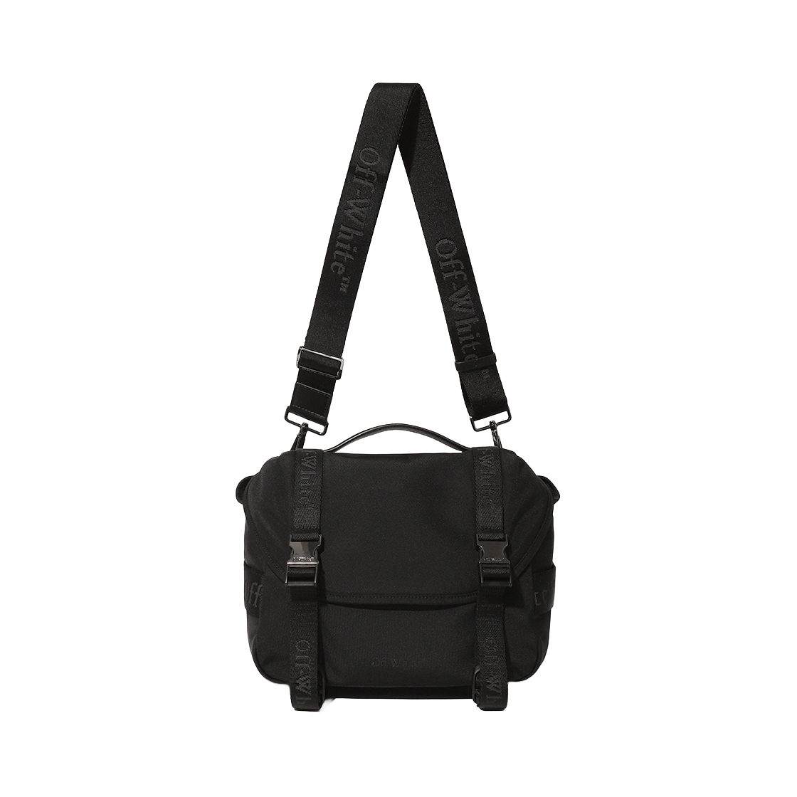오프화이트 카메라 숄더 백 S (블랙)(Off-White Camera Shoulder Bag S (Black)) - 2