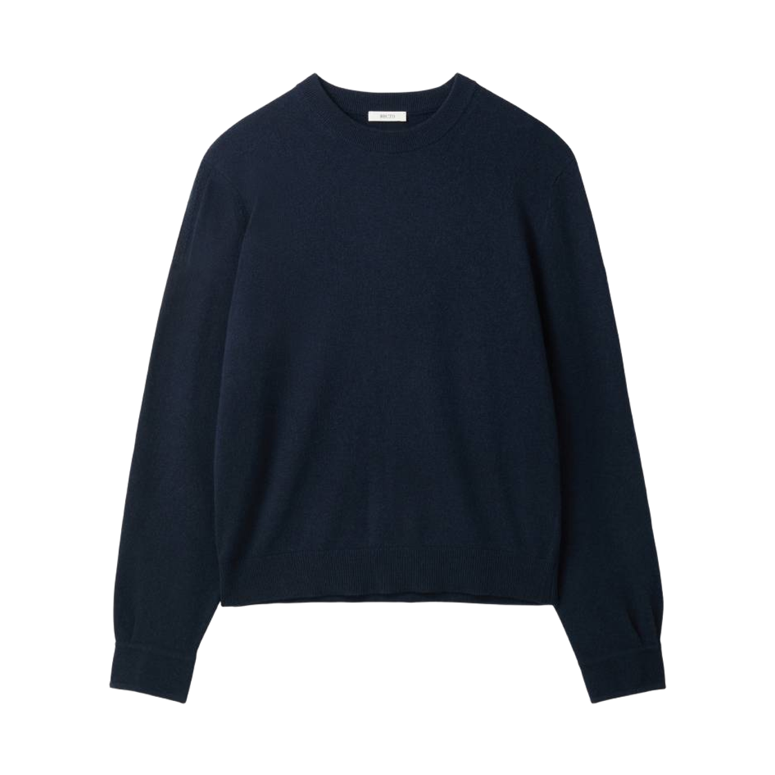 RM26WKTP002NV Recto Shirt Cuffs Detail Knit Top Indigo Navy