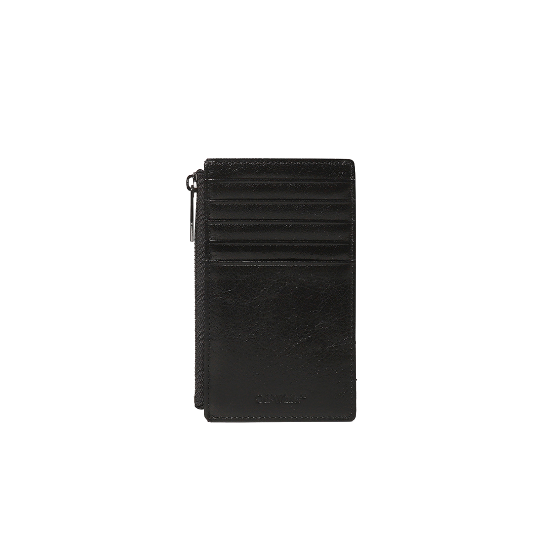 오프화이트 퀼티드 카드 월렛 롱 (블랙)(Off-White Quilted Card Wallet Long (Black)) - 2