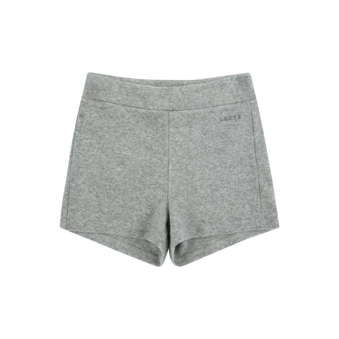 레이지지 코지 립 쇼츠 그레이(LAZYZ Cozy Rib Shorts Gray) - 1