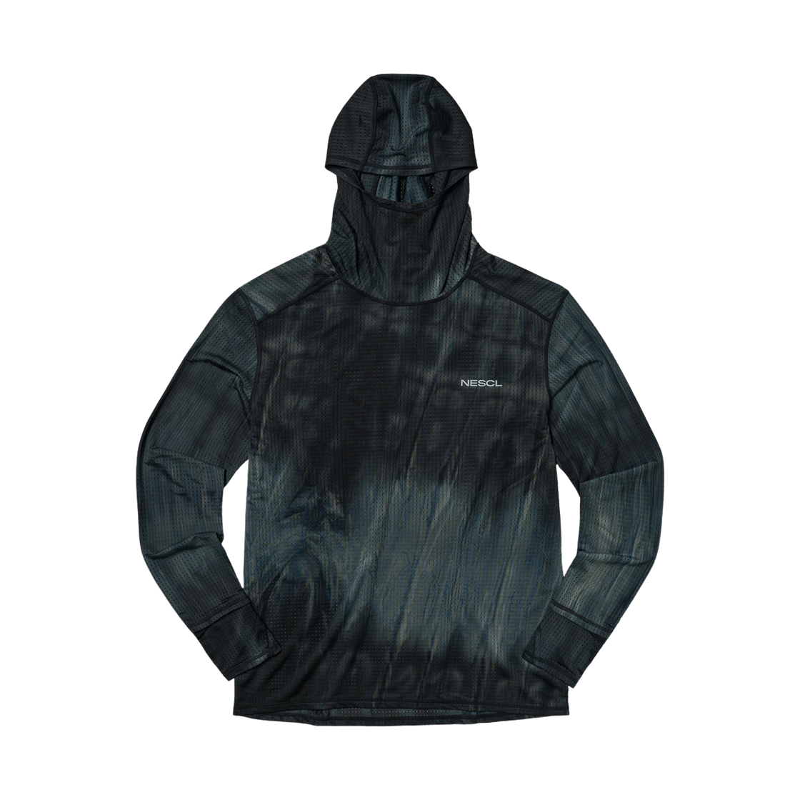 네스클 에어벤트 타이다잉 레이싱 핑거 워치홀 후드슬리브 미드나잇(NESCL Air-Vent Tie-Dye Racing Finger Watch-Hole Hood Sleeve Midnight) - 1