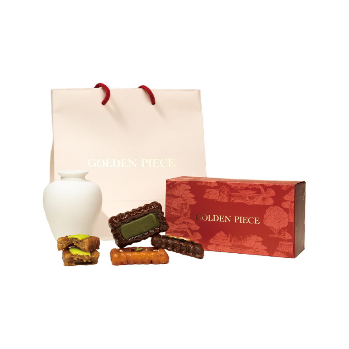 골든피스 약과 레드박스 세트 1개(+쇼핑백증정)(GOLDENPIECE Yakgwa redbox Set 1ea) - 2
