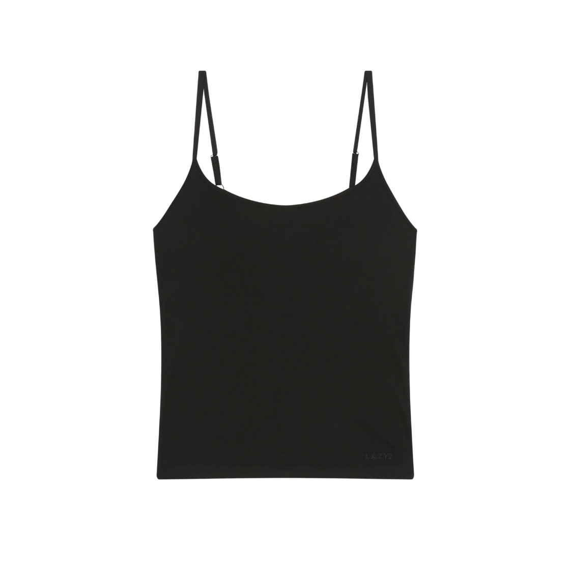 26FWT01-BK-F LAZYZ Creamy Padded Camisole Black