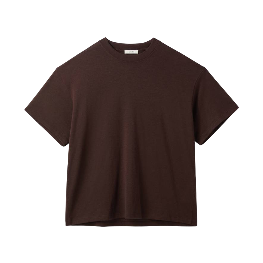 RM26WJTP001BR Recto Wool Blend Oversized T-Shirt Brown
