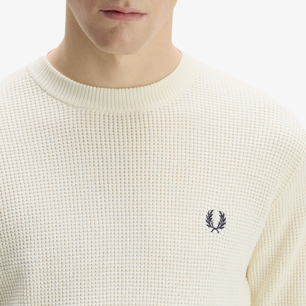 프레드페리 와플 스티치 니트 에크루(Fred Perry Waffle Stitch Knit Ecru) - 5