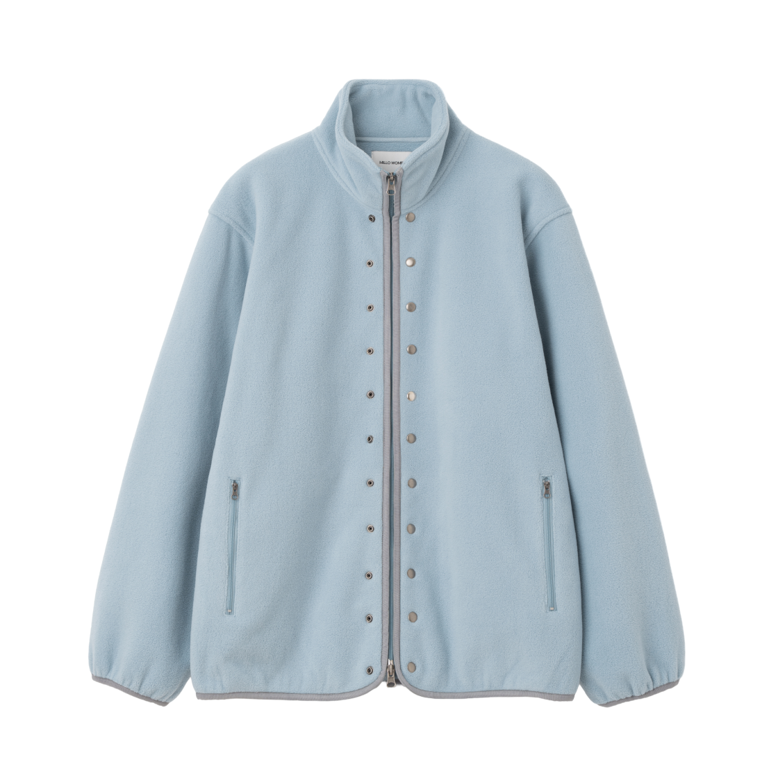 MW363SKB MILLO WOMEN Button Fleece Jacket Sky Blue