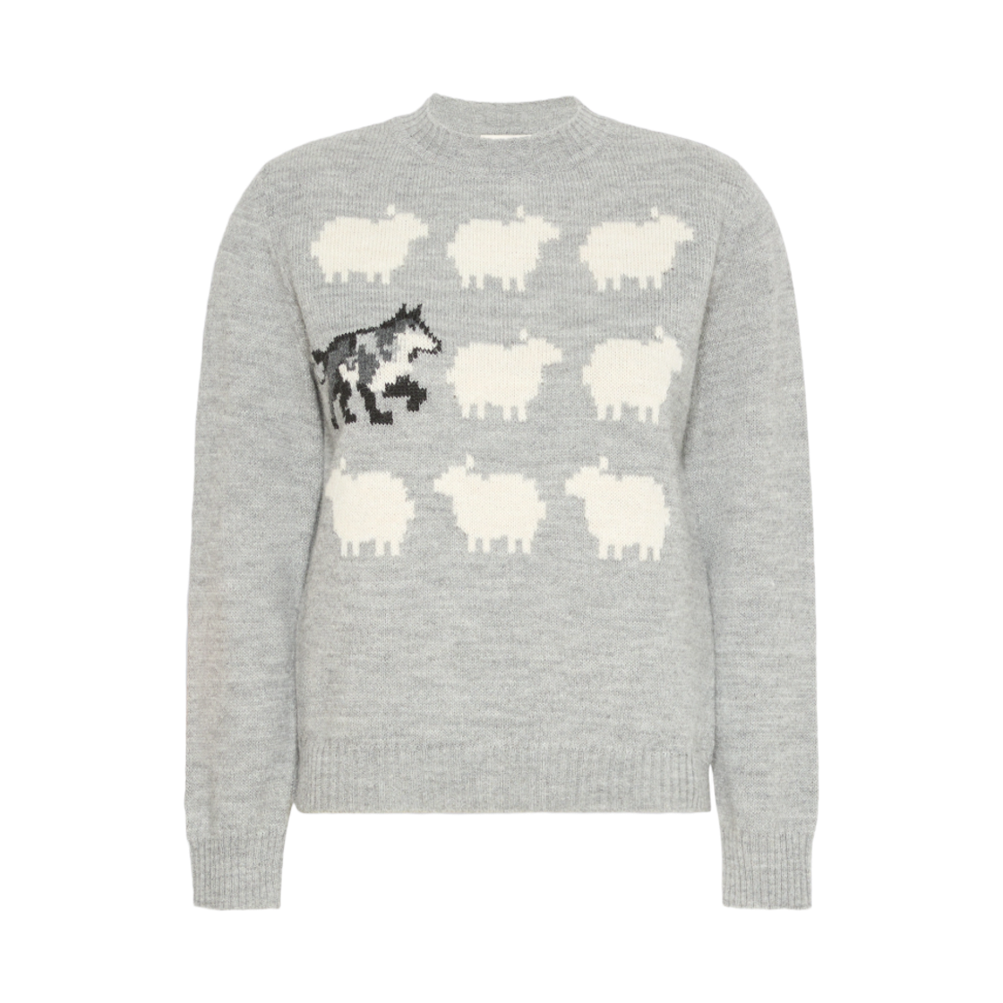 NITRA-004 (W) Weekend Max Mara Nitra Acrylic Sweater Light Grey