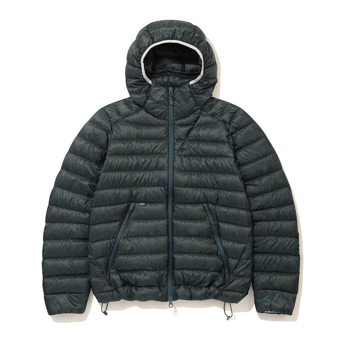 N6422SDJC2DBG SIERRA DESIGNS W MUIR LIGHTWEIGHT GOOSE DOWN HOODED JACKET DEEP BLUE GREEN